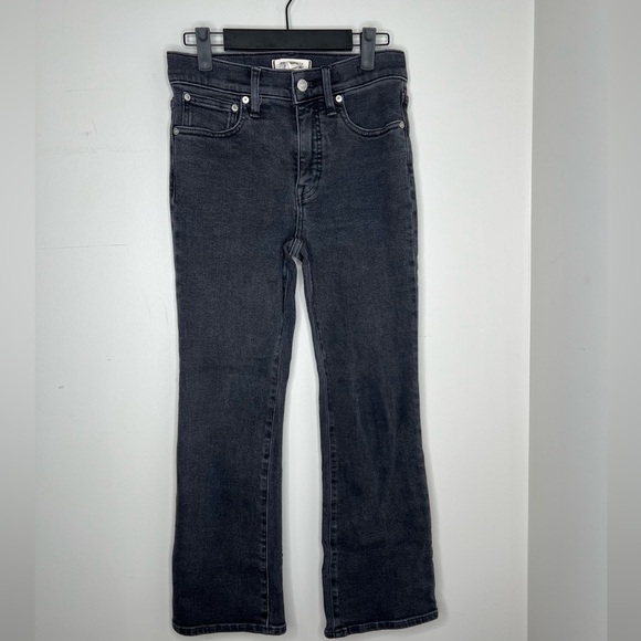 Madewell Denim - Madewell Women's Black Flare Jeans Cali Demi Boot 27 High Rise